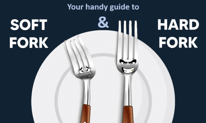 soft fork and hard fork.