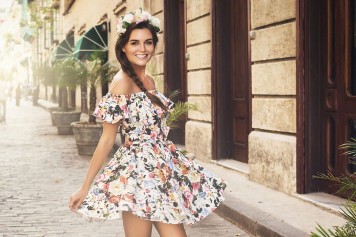 girl-love-in-floral-design-dress